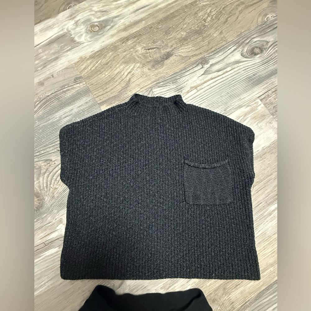 Free People Freya Sweater Set in Black Charcoal Combo - Picture 5 of 9